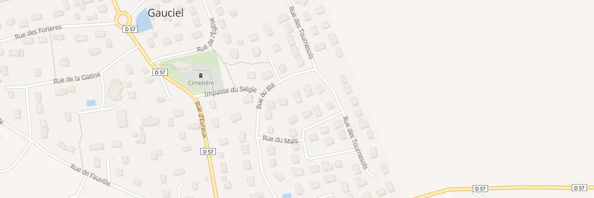 Plan du 16 Rue du Blé à Gauciel