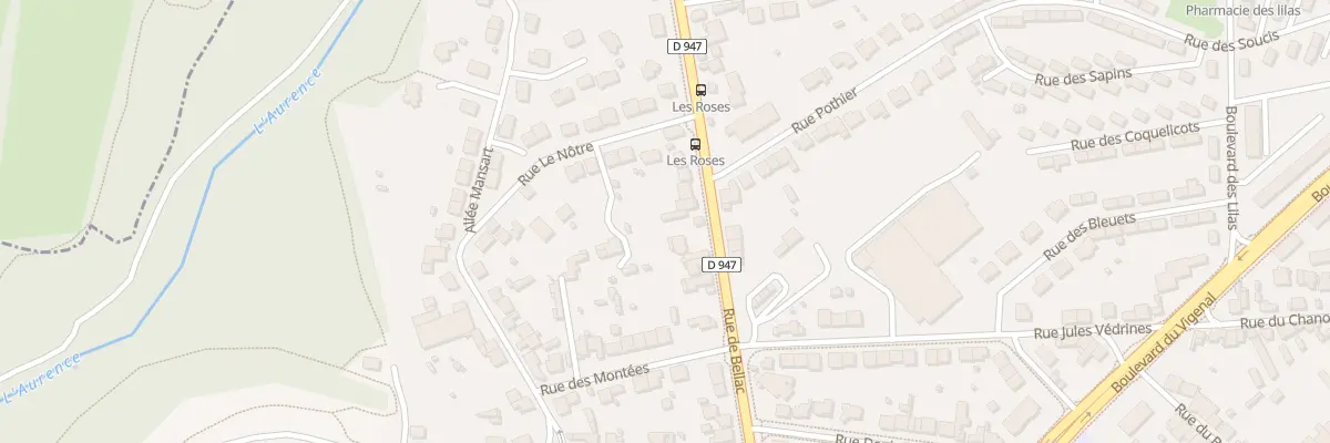 Plan du 111 Rue de Bellac à Limoges