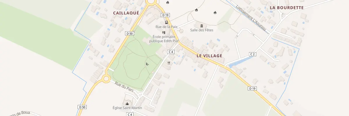 Plan du 3 Rue de l’Eglise à Lamasquère