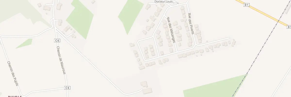 Plan du 1 Rue des Bergeronnettes à Montaigut-sur-Save