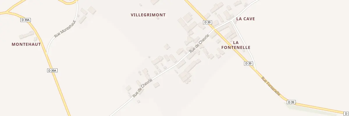 Plan du 22 Rue Chevrie à Champigny-en-Beauce
