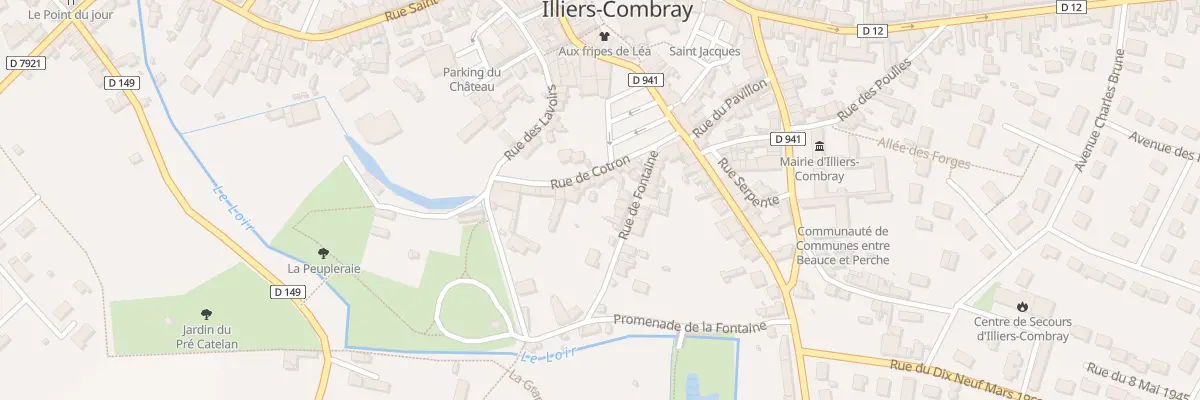 Plan du 9 Rue de Cotron à Illiers-Combray