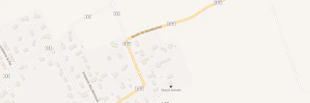 Plan du 484 Rte de Montbartier à Monbéqui