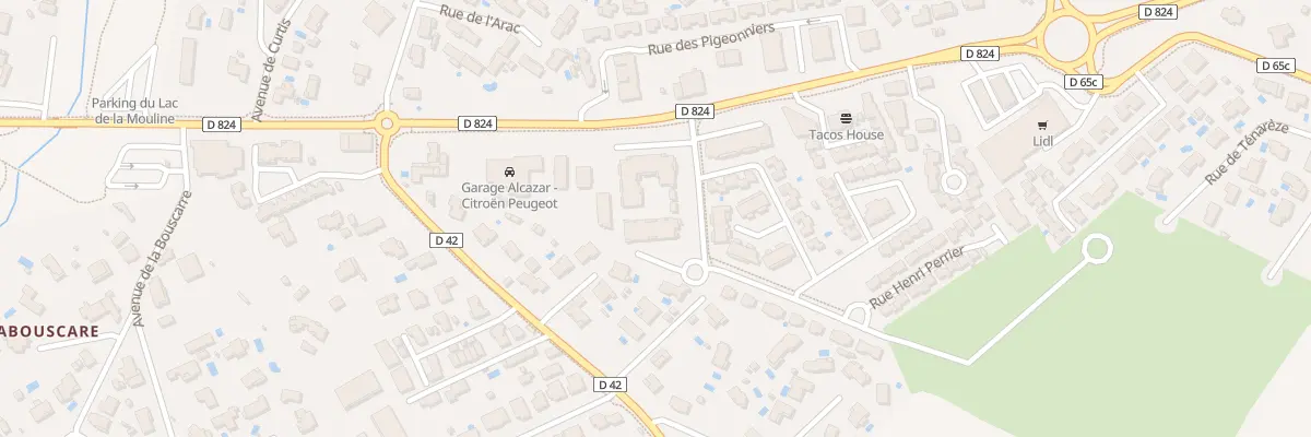 Plan du 2 Av André Turcat à Léguevin