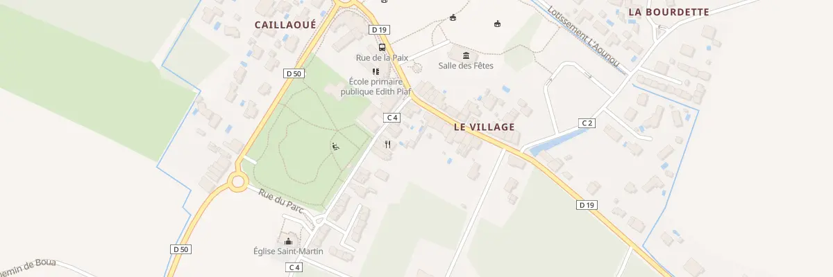 Plan du 6 Rue de la Paix à Lamasquère