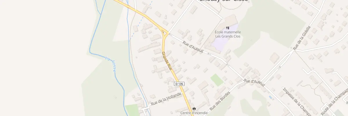 Plan du 50 Gr Grande Rue à Valloire-sur-Cisse