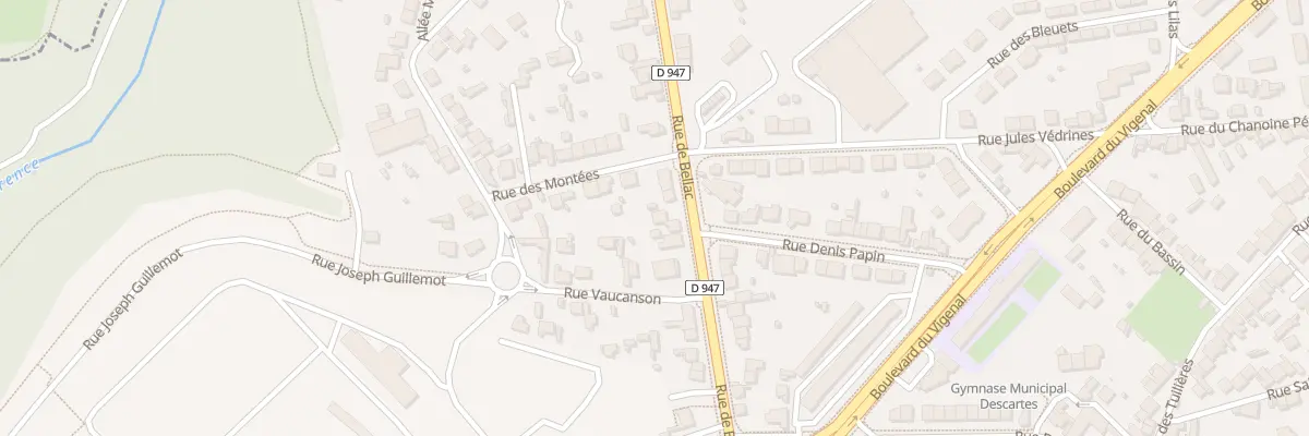 Plan du 91 Rue de Bellac à Limoges