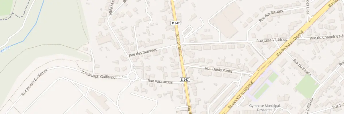 Plan du 93 Rue de Bellac à Limoges