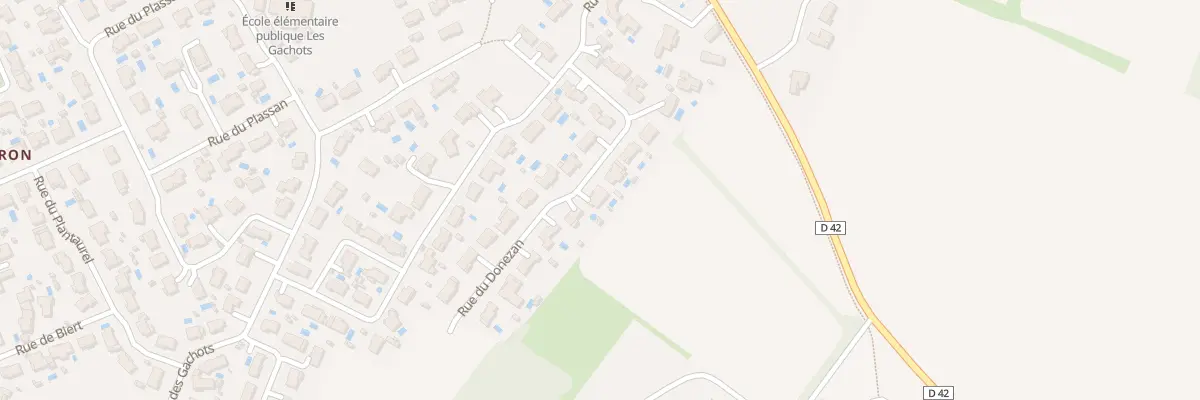 Plan du 13 Rue du Donezan à Pibrac