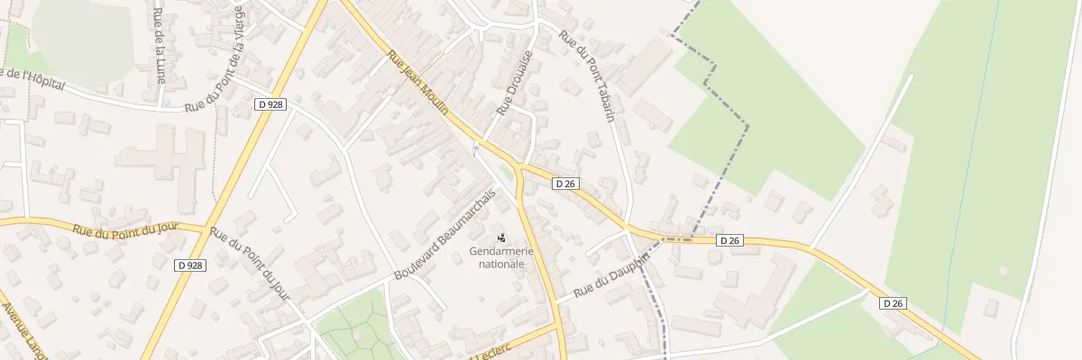 Plan du 2 Rue Martial Taugourdeau à Châteauneuf-en-Thymerais