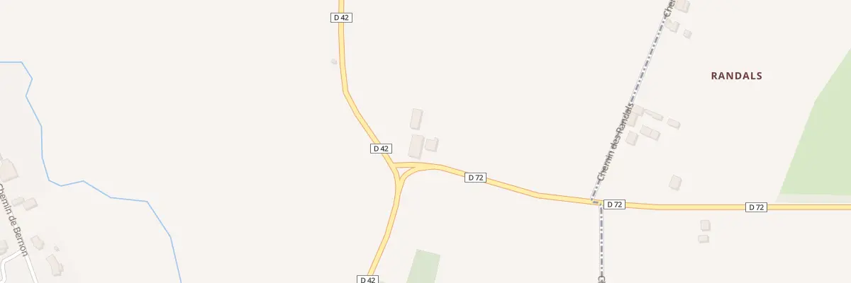 Plan du 306 Rte de Lafrancaise à Meauzac