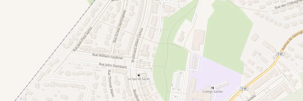 Plan du 8 Bd Albert Camus à La Salvetat-Saint-Gilles