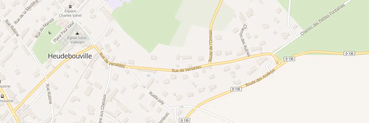 Plan du 12 Rue de Venables à Heudebouville