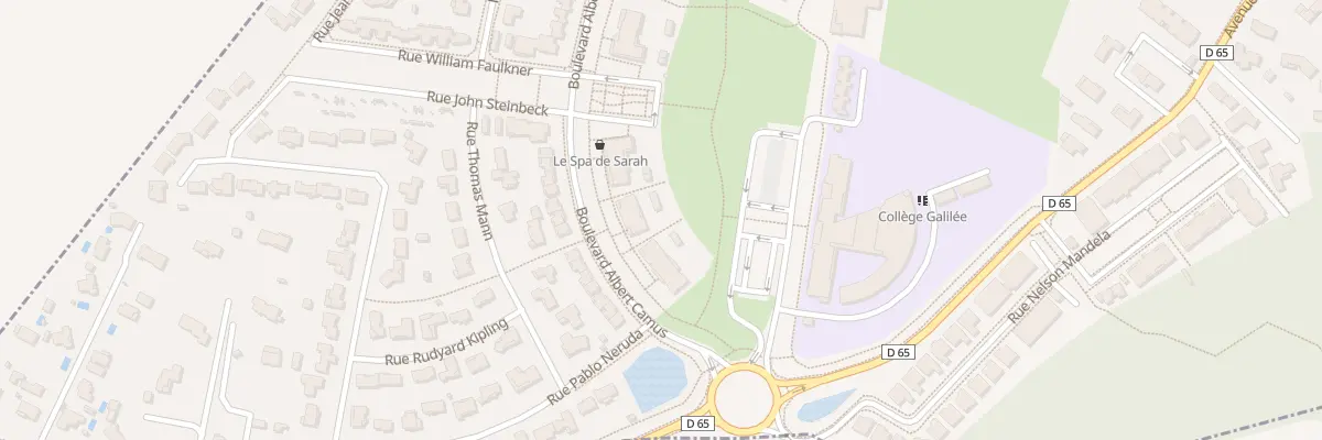 Plan du 2 Bd Albert Camus à Daux