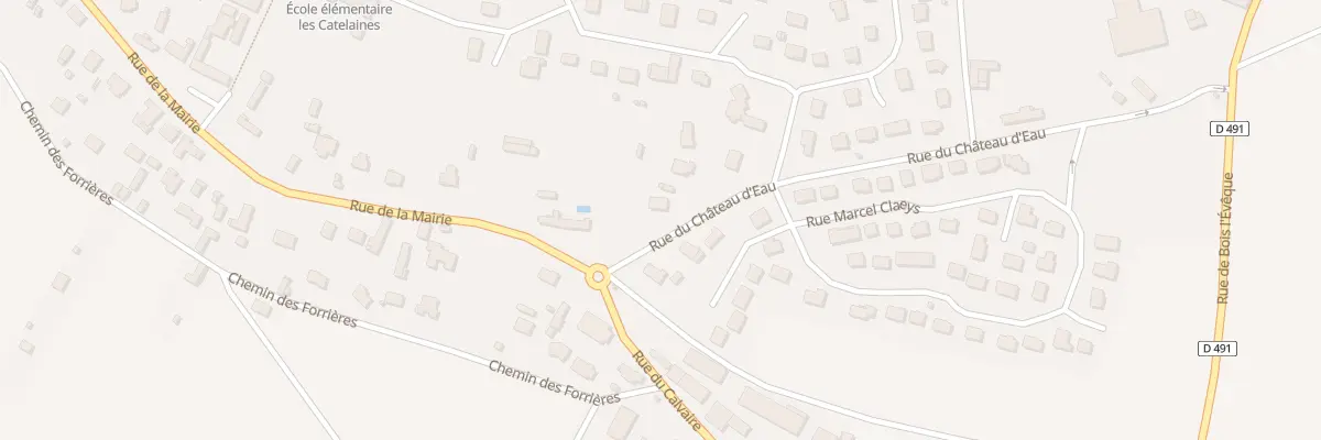 Plan du 25 Rue du Château d’Eau à Montmain