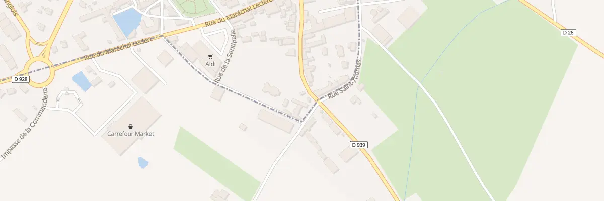 Plan du 32 Rue de Chartres à Châteauneuf-en-Thymerais