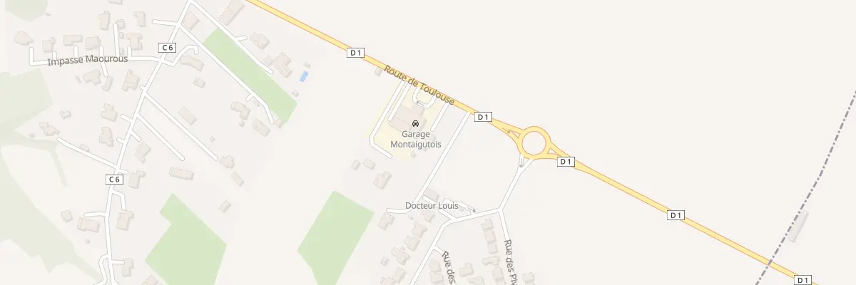 Plan du 872 Rte de Toulouse à Montaigut-sur-Save
