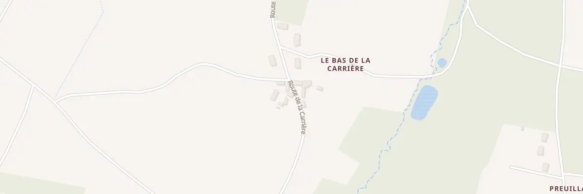 Plan du 4 Rte de la Carrière à Angé