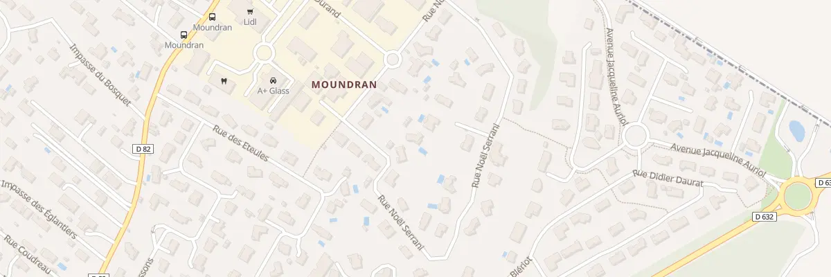 Plan du 25 Rue noël Serrani à Fonsorbes