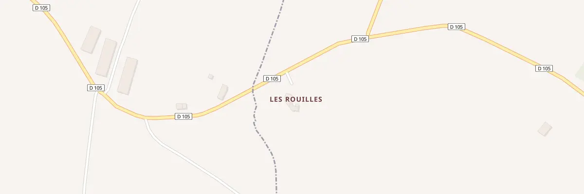 Plan du 1 Les Rouilles à Jouac