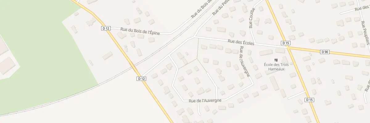 Plan du 25 Rue de l’Auvergne à Morgny-la-Pommeraye