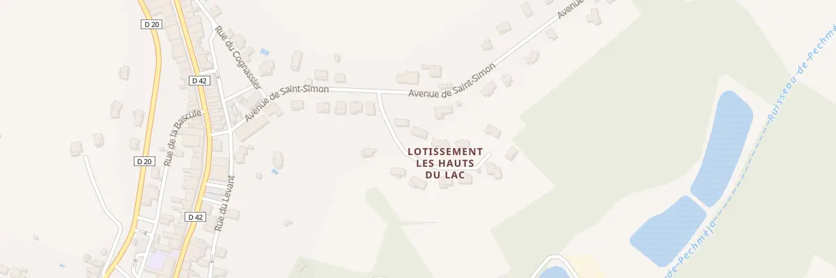 Plan du 3 Lot les Hauts du Lac à Lafrançaise