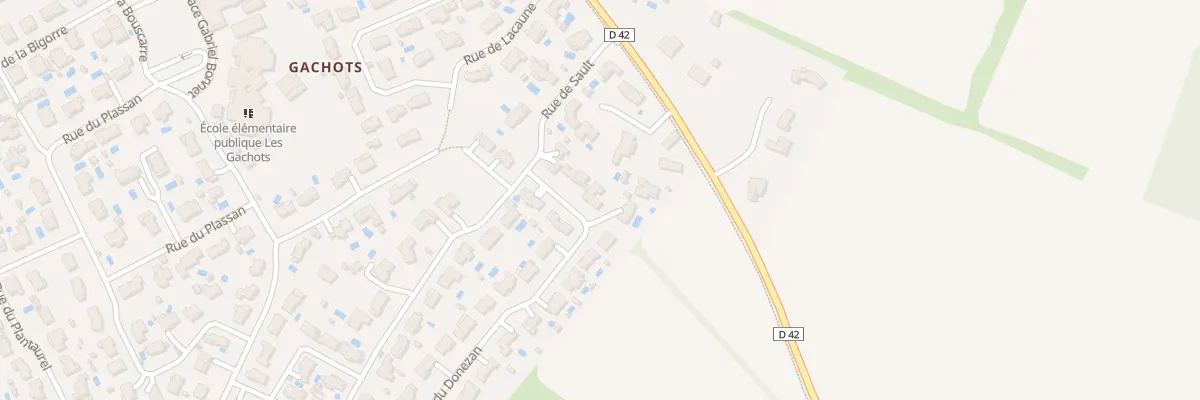 Plan du 3 Rue du Donezan à Léguevin