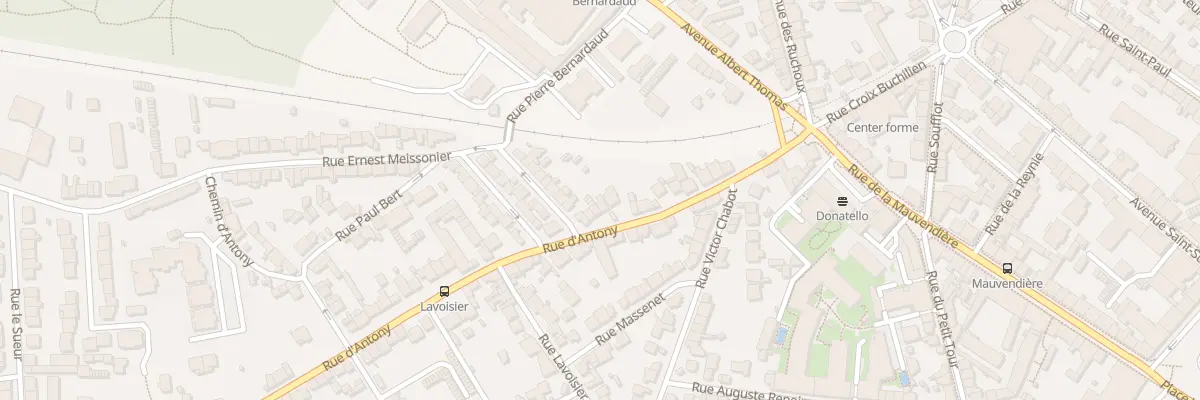 Plan du 20 Rue d’Antony à Limoges