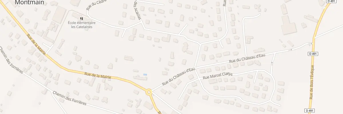 Plan du 4 Rue des Acacias à Montmain