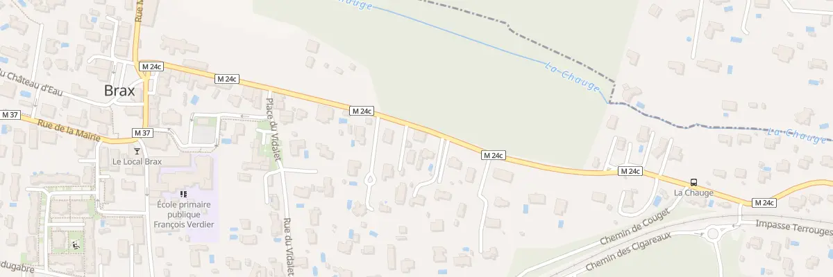 Plan du 26 Rue du Château à Brax