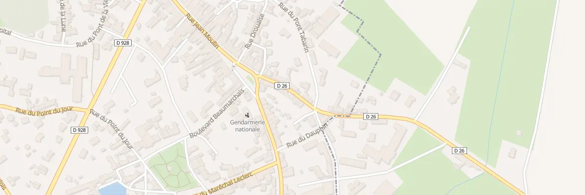 Plan du 6T Rue Martial Taugourdeau à Châteauneuf-en-Thymerais
