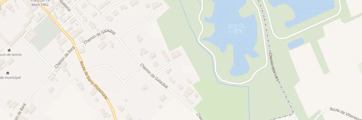 Plan du 285 Che de Galaubié à Meauzac
