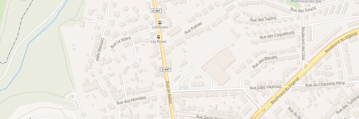 Plan du 118 Rue de Bellac à Limoges