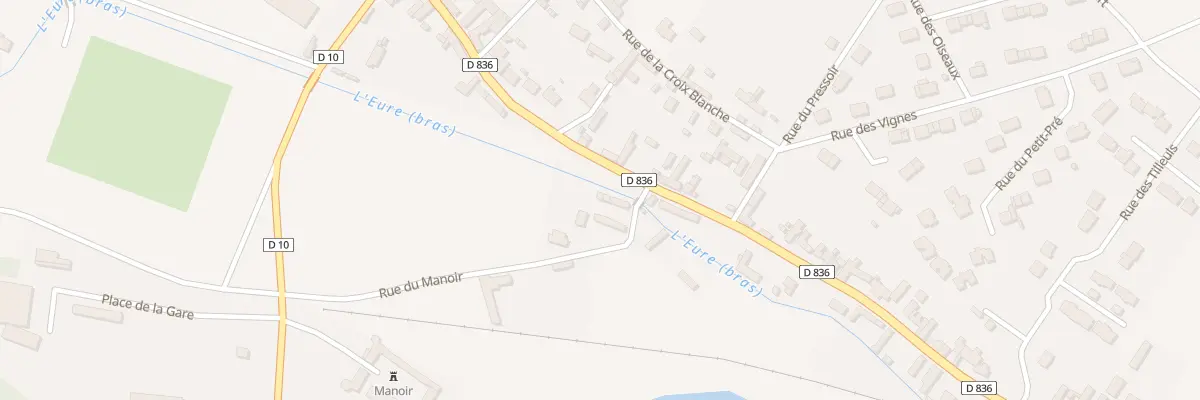 Plan du 2 Rue du Manoir à Clef Vallée d’Eure