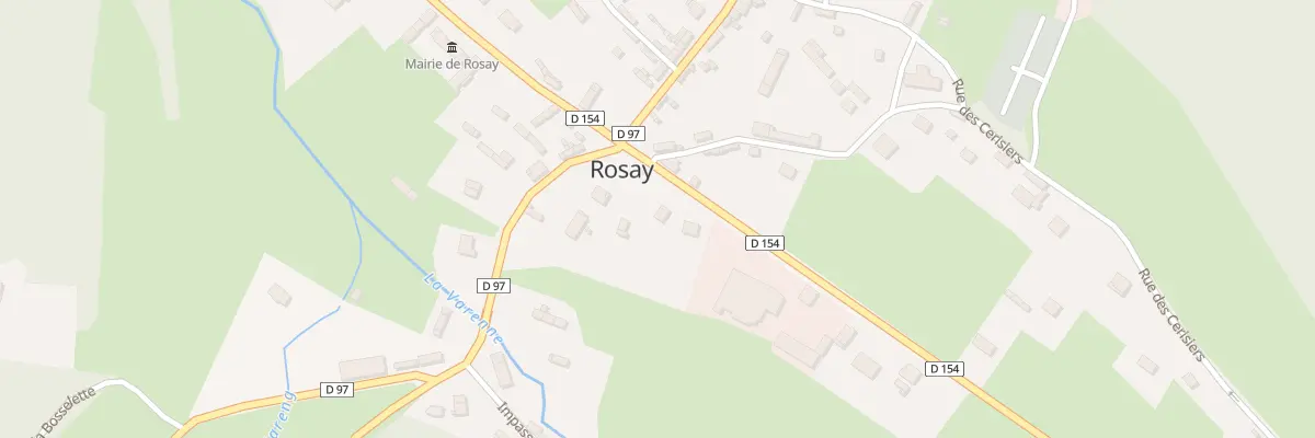 Plan du 5036 Le Bourg à Rosay