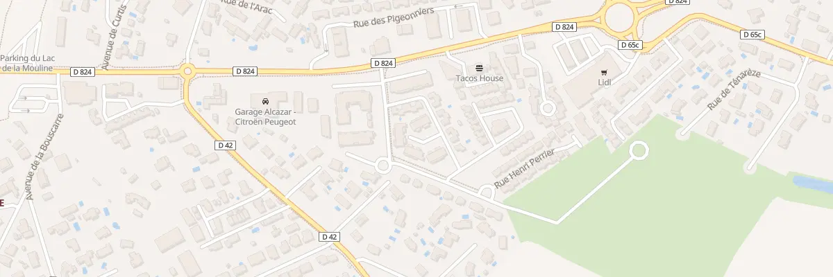Plan du 10 Rue Jacques Guignard à Léguevin