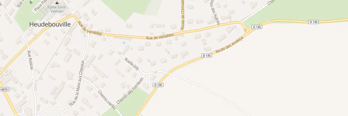 Plan du 13 Rte des Andelys à Heudebouville