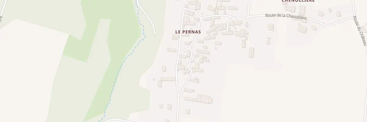 Plan du 2 Che du Pernas à Angé