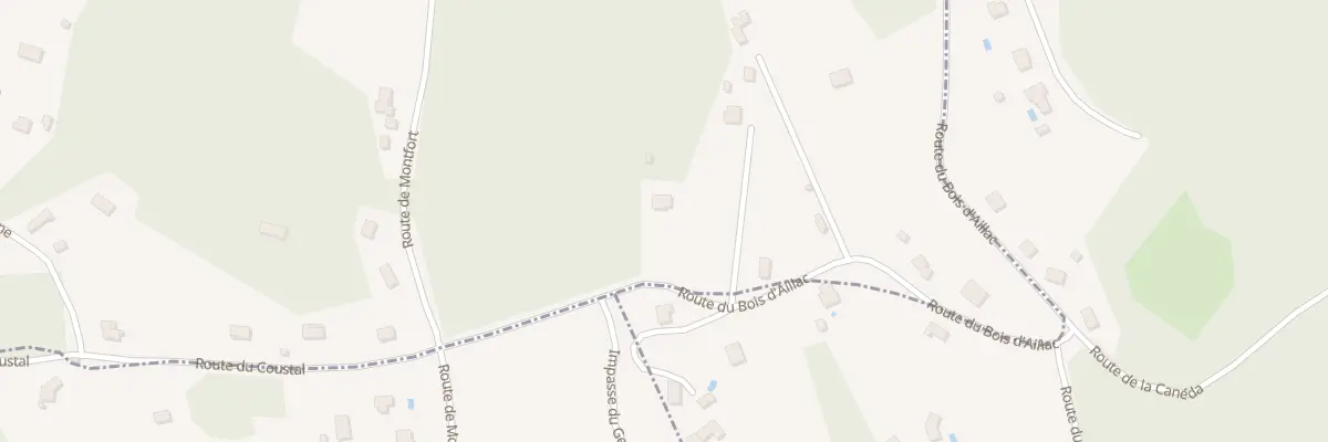 Plan du 1038 Rte du Bois d’Aillac à Sarlat-la-Canéda