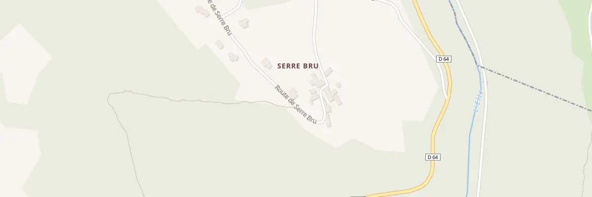 Plan du 9 Rte de Serre Bru à Beauregard-de-Terrasson