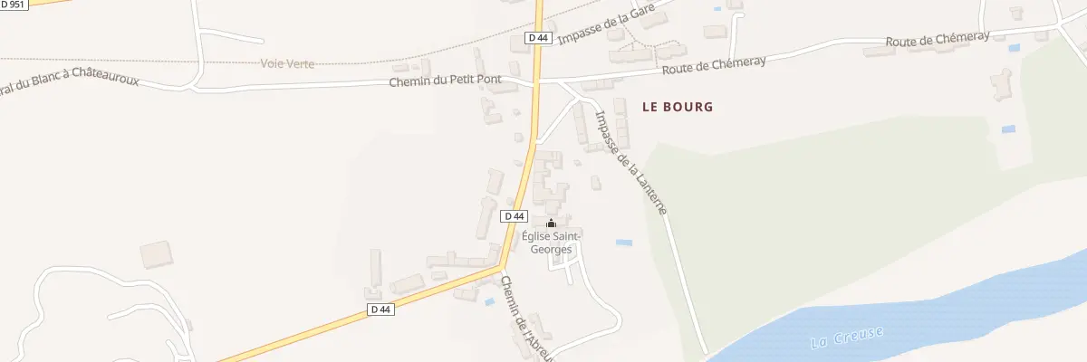 Plan du 7 Rue de l’Eglise St Georges à Ciron