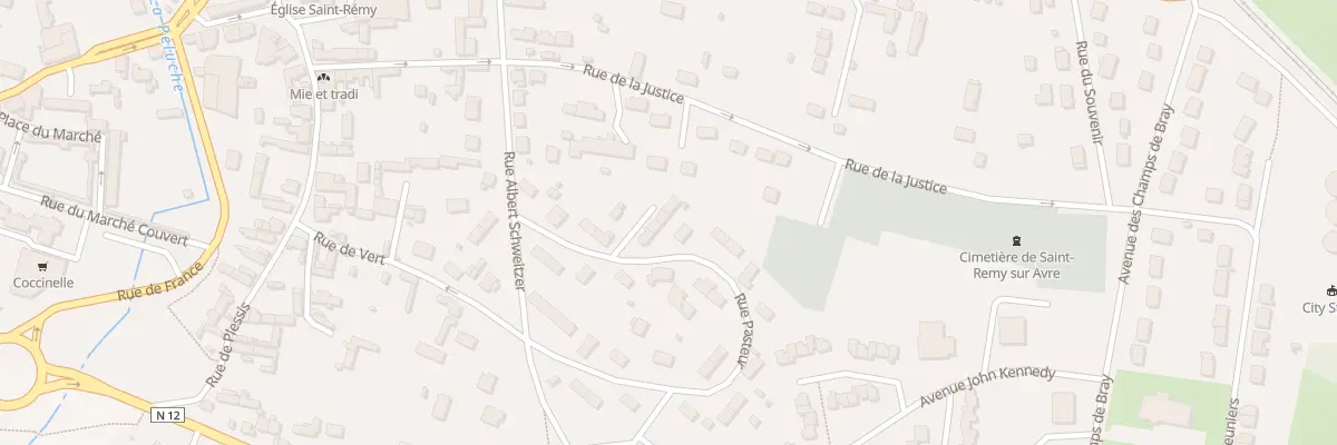 Plan du 6 Imp Jules Ferry à Saint-Rémy-sur-Avre