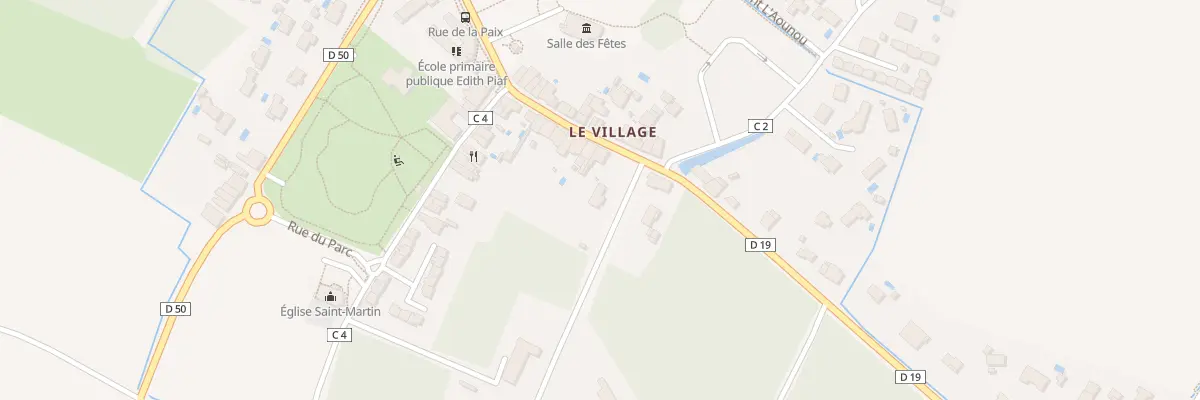 Plan du 22 Rue de la Paix à Lamasquère