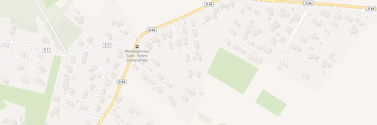 Plan du 554C Rte de Daux à Montaigut-sur-Save