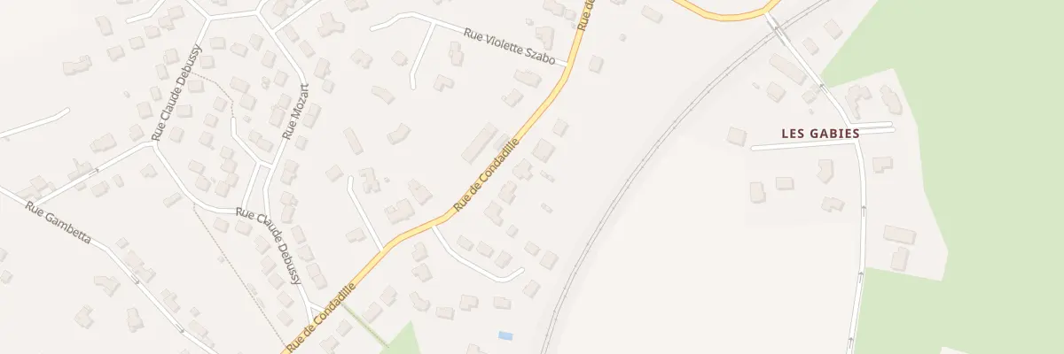 Plan du 52 Rue de Condadille à Condat-sur-Vienne