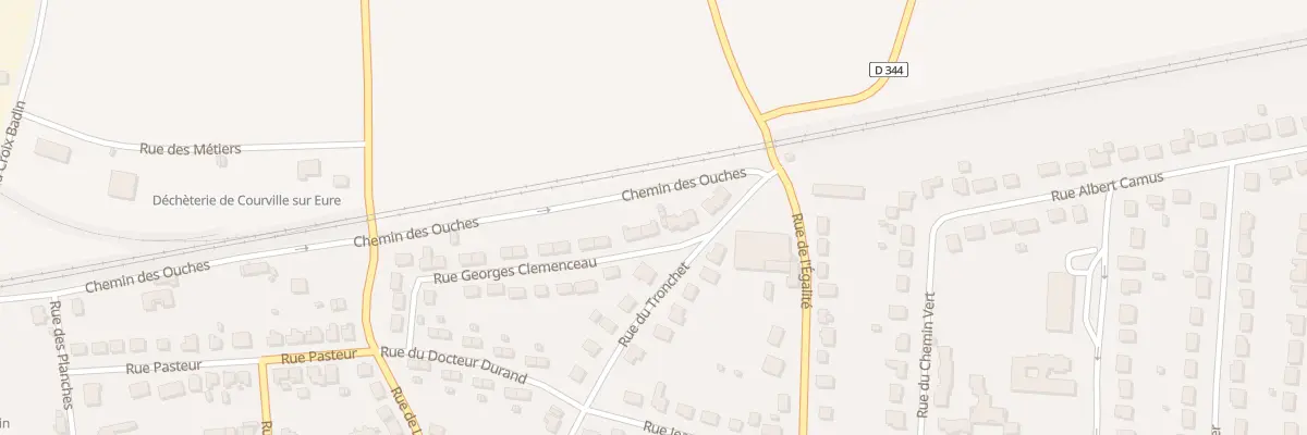 Plan du 31 Rue Georges Clemenceau à Courville-sur-Eure
