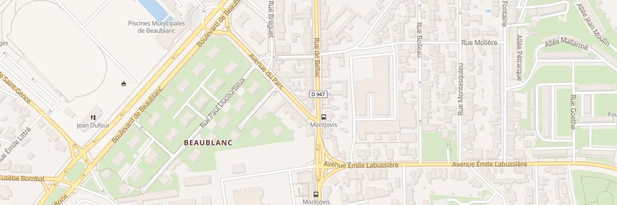 Plan du 5 Rue de Bellac à Limoges