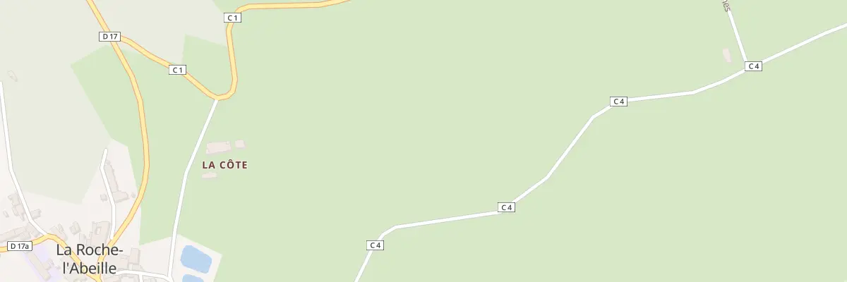 Plan du 5176 Le Bourg Est à La Roche-l’Abeille