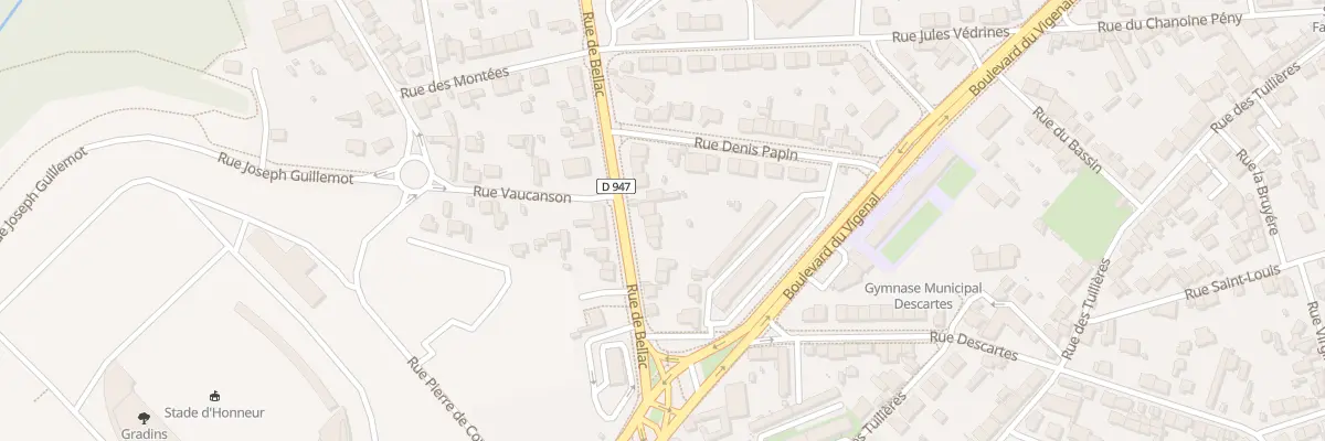 Plan du 92 Rue de Bellac à Limoges