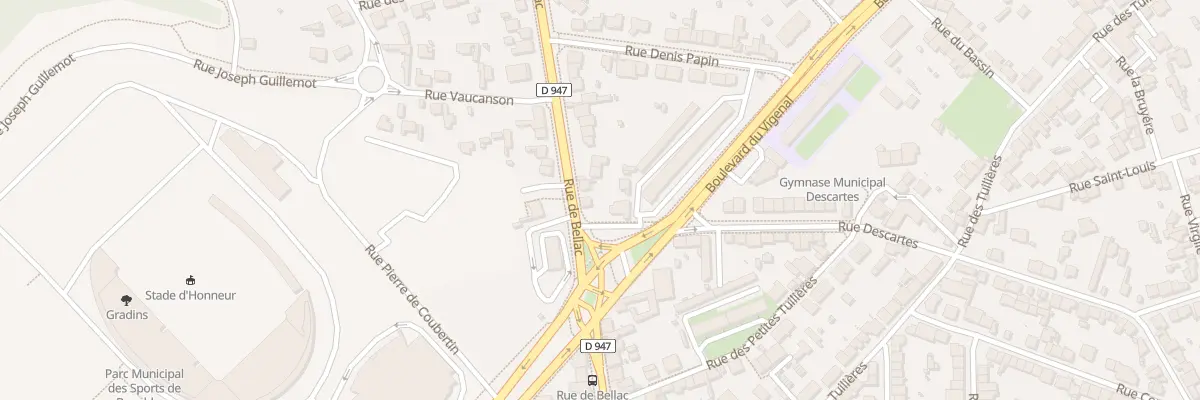 Plan du 80 Rue de Bellac à Limoges